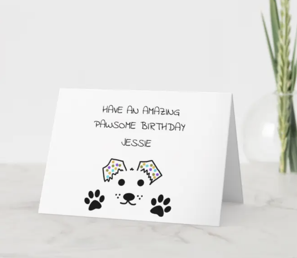 birthday cards for dog lovers