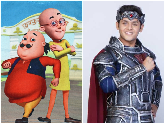 baal veer motu patlu ke sath