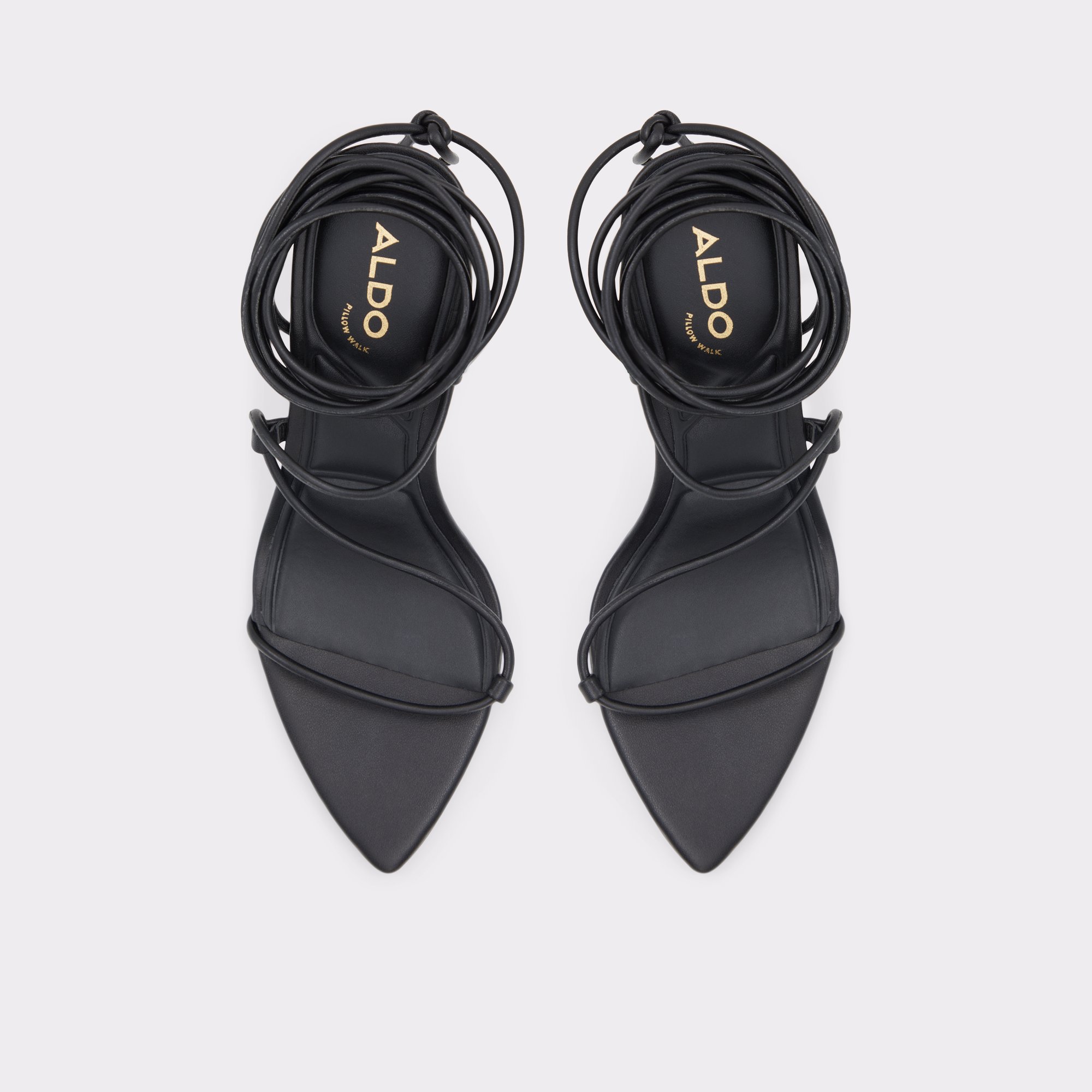 aldo black sandals