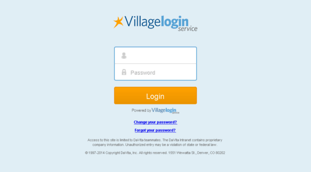 davita village web login