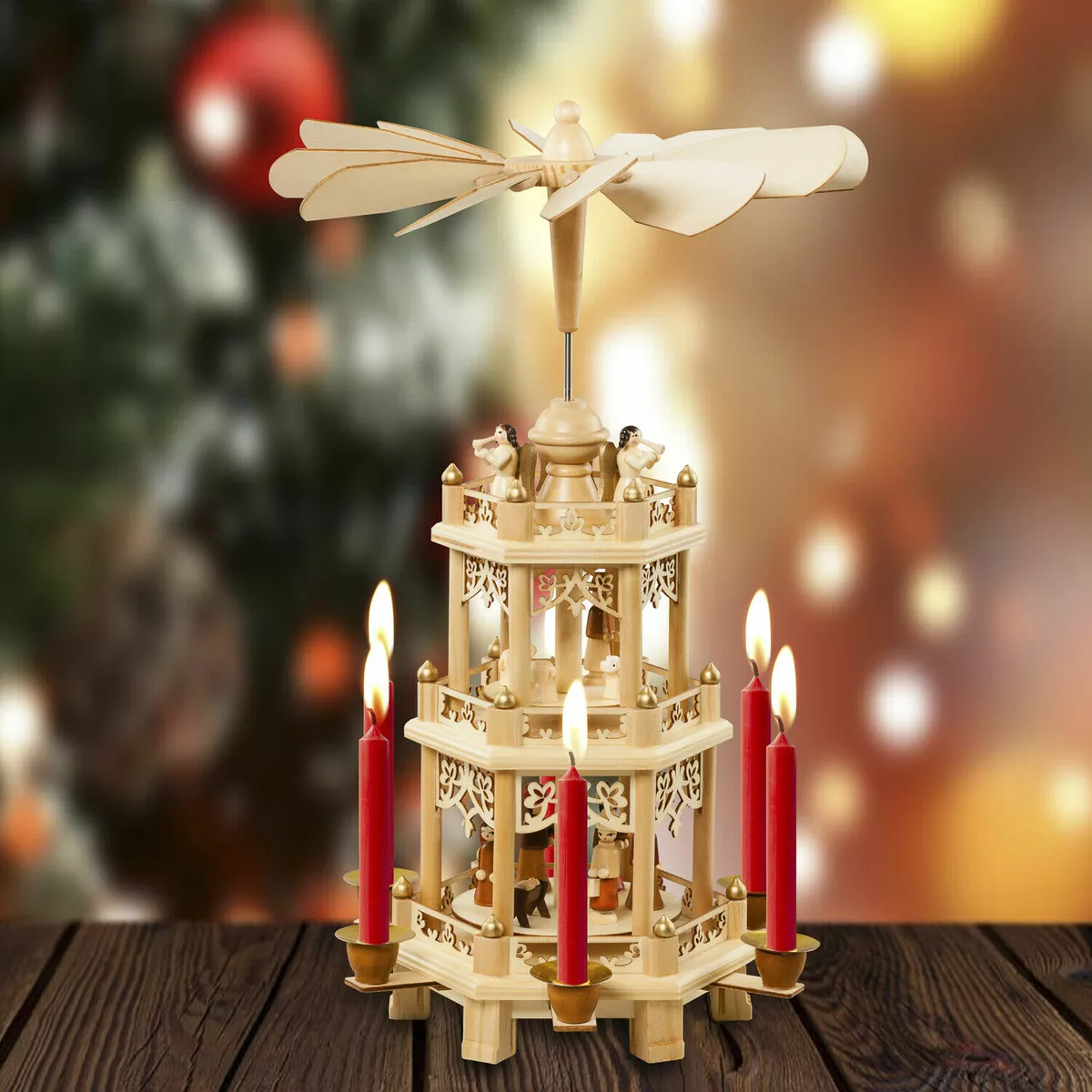 german christmas candle carousel