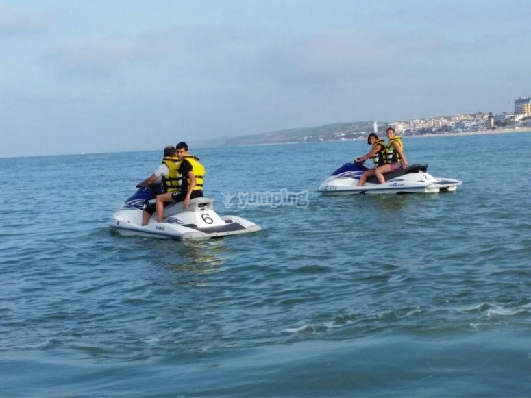 motos de agua en matalascañas