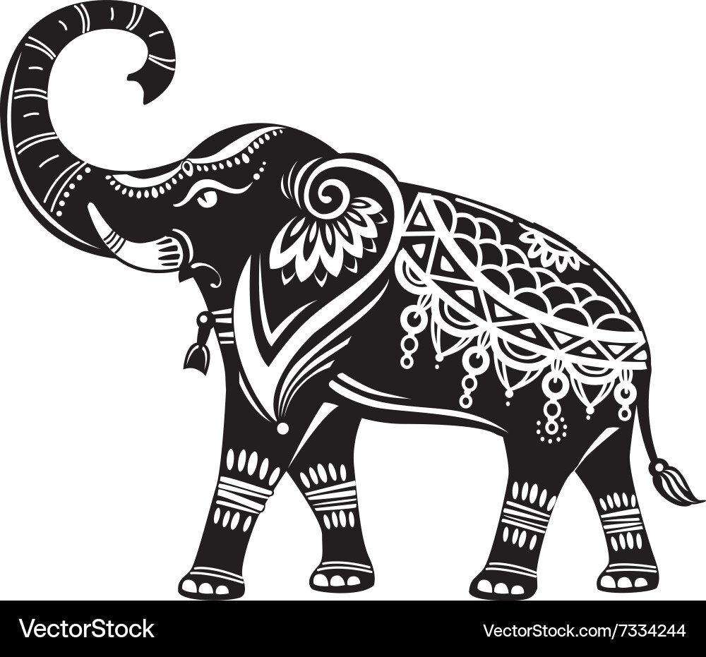 elephant vector image