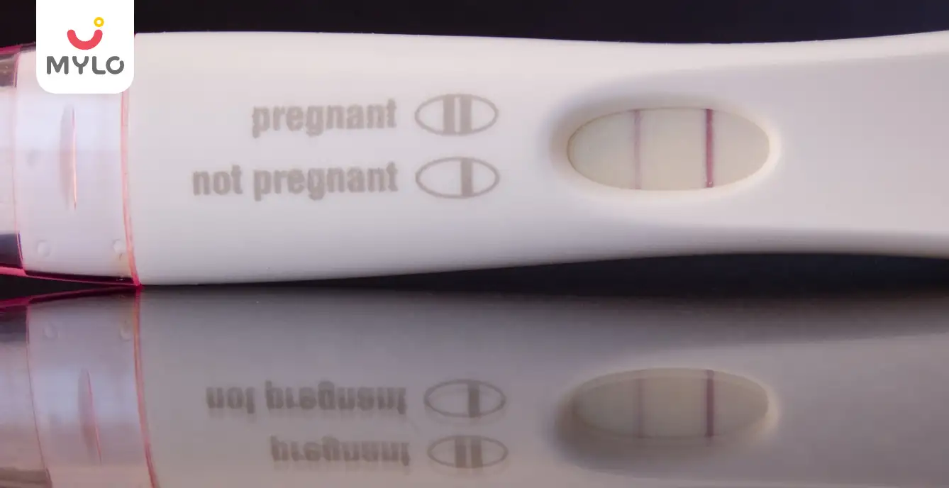 what is an evap line on pregnancy test