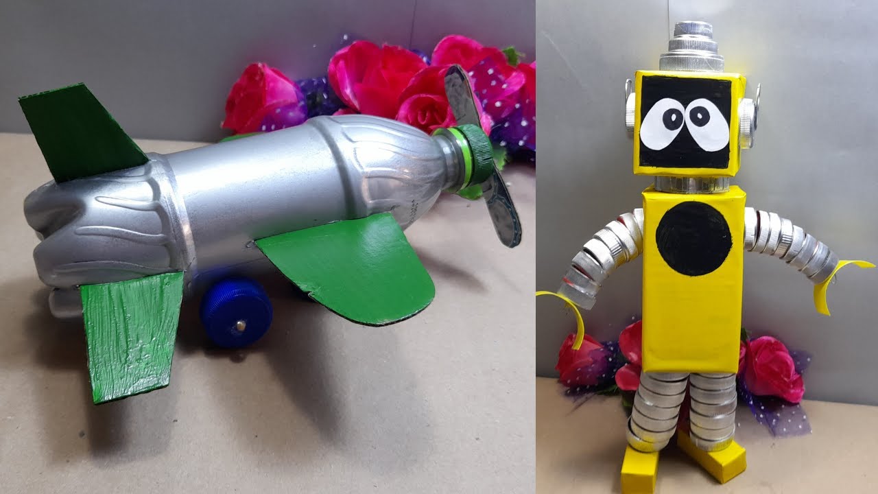 juguetes con material reciclado para niños faciles