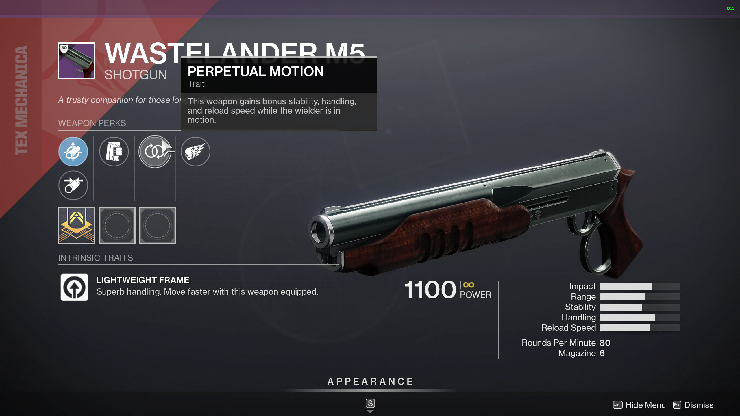 wastelander m5 god roll