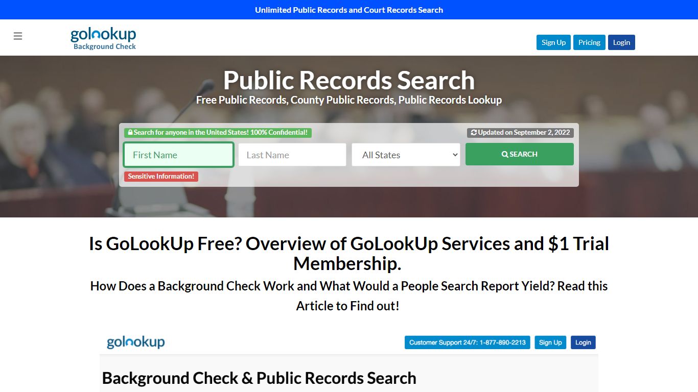 golookup membership