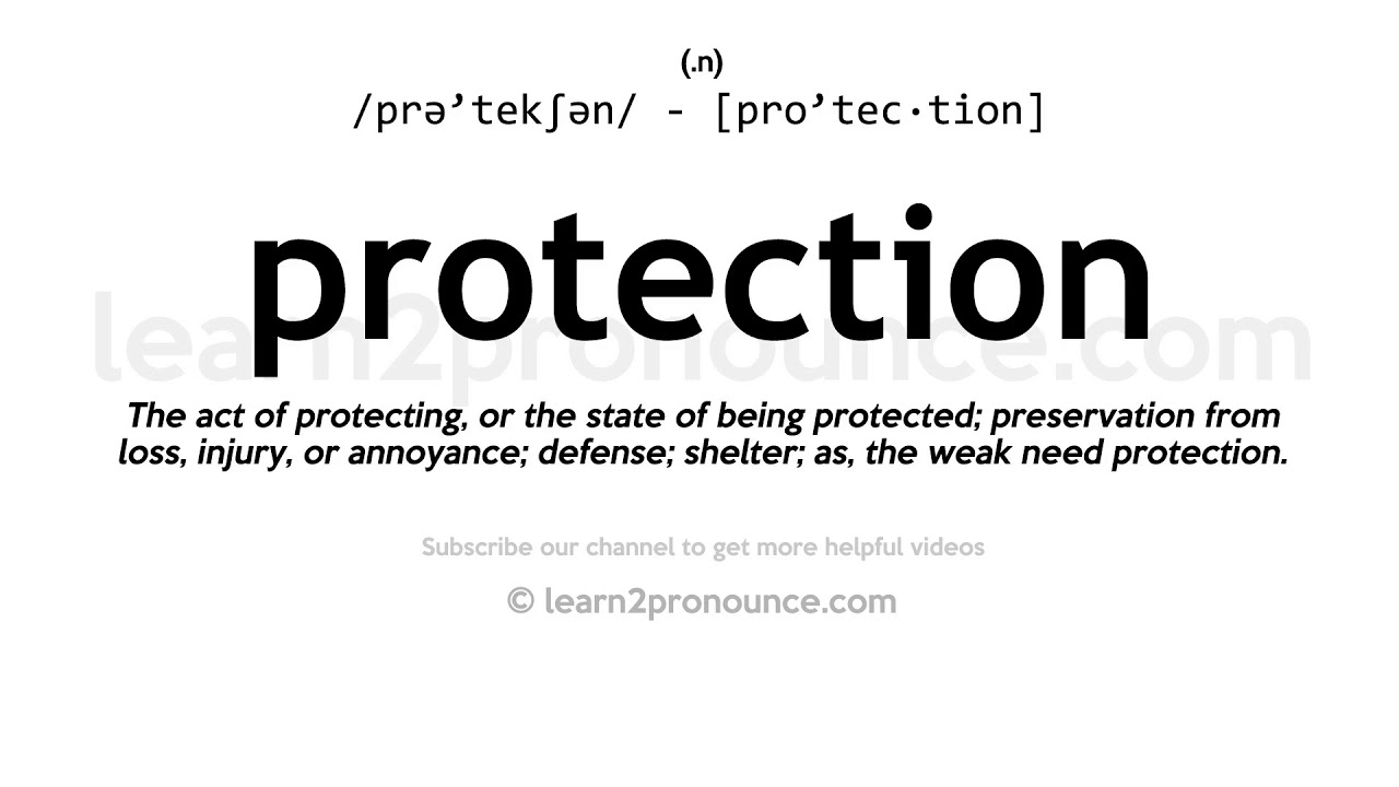 protect pronunciation