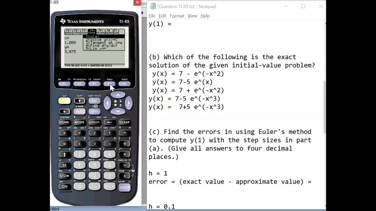 calculator step by step