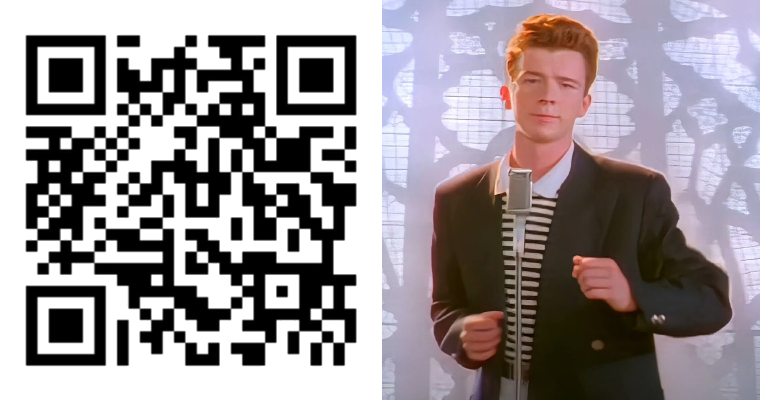 rickroll links hidden