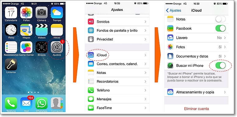 como quitar contraseña de iphone