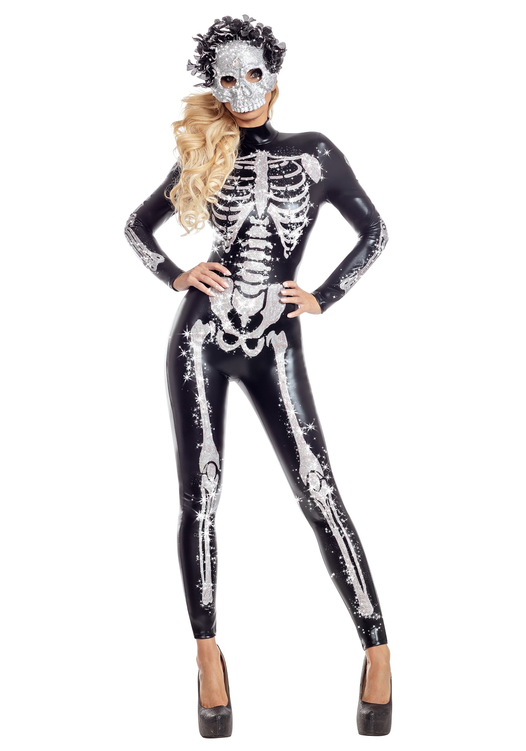 female skeleton outfit