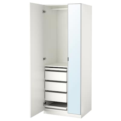 ikea 3 door mirror wardrobe