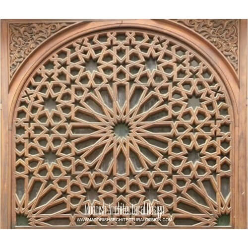 moroccan wood panel