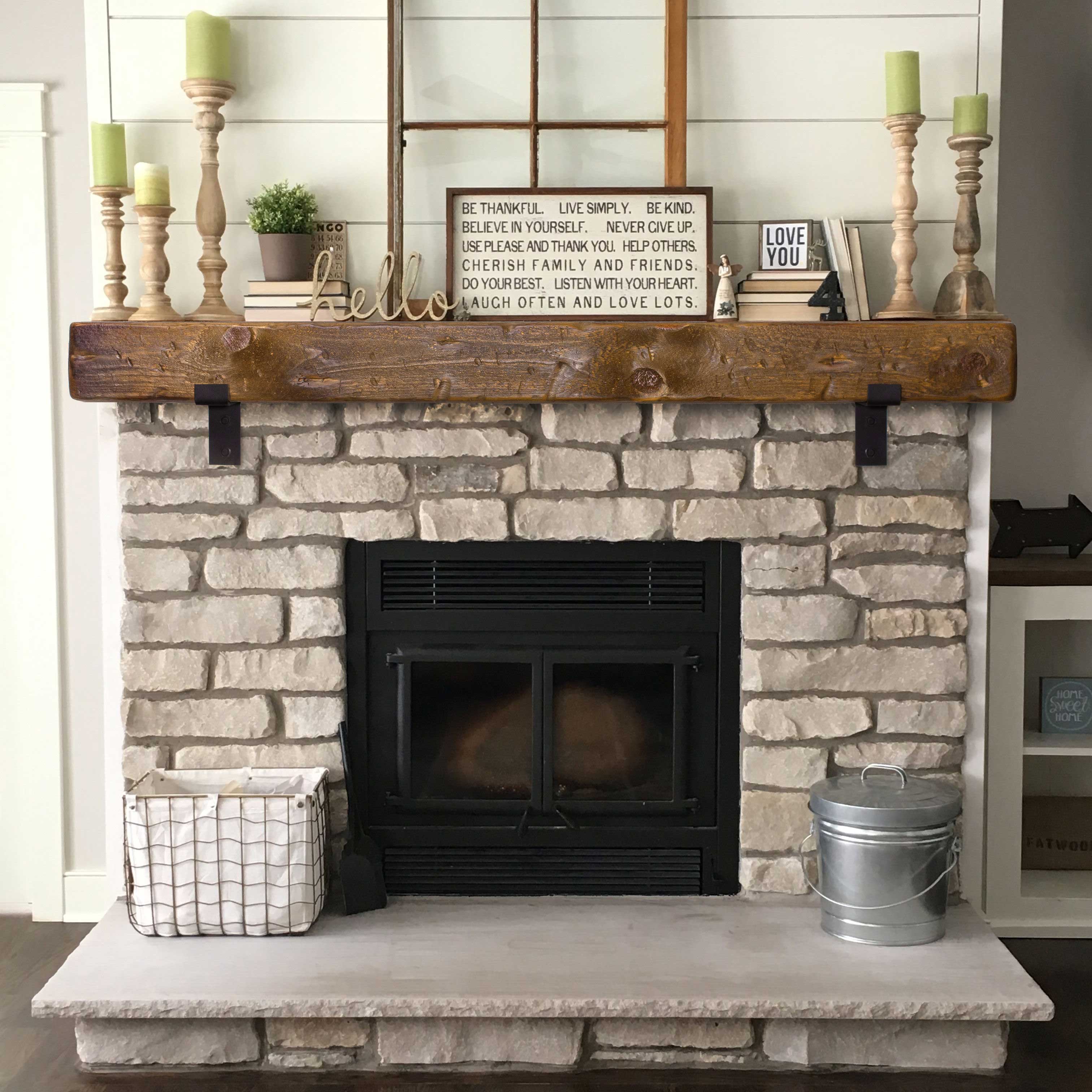 mantel brackets