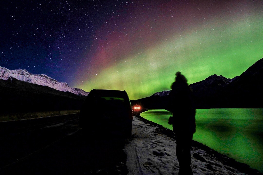 aurora borealis forecast banff