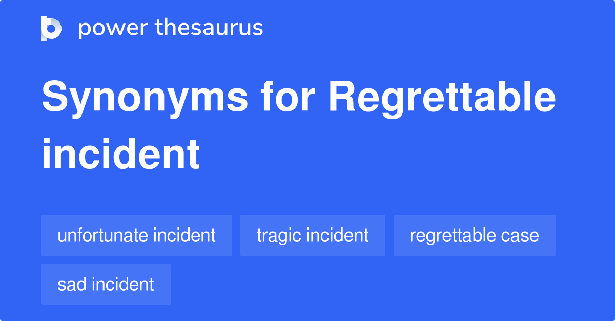 regrettably synonym