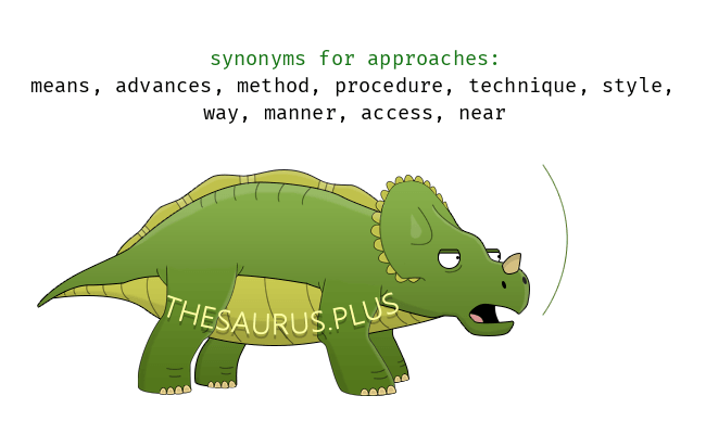 synonyms of approach