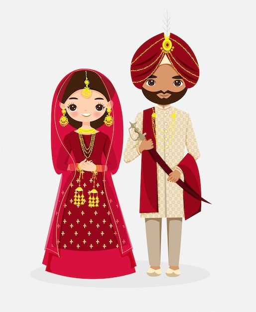 bride groom cartoon images