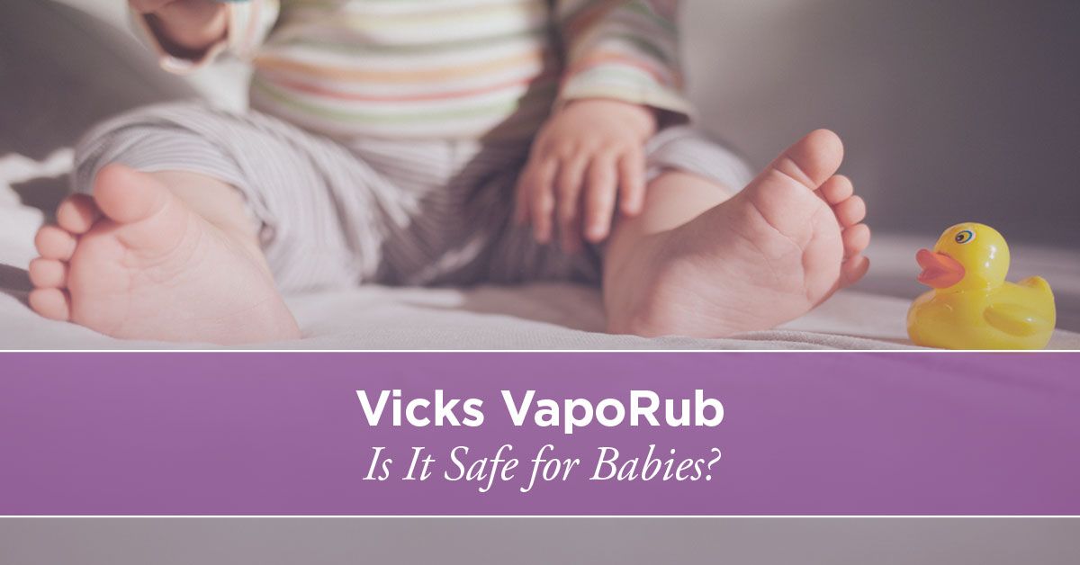 infant vicks vaporub on feet