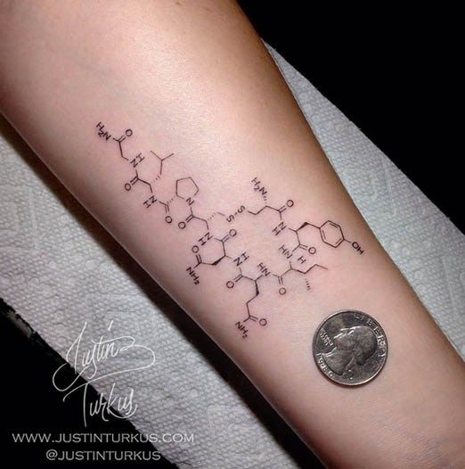molecule tattoo