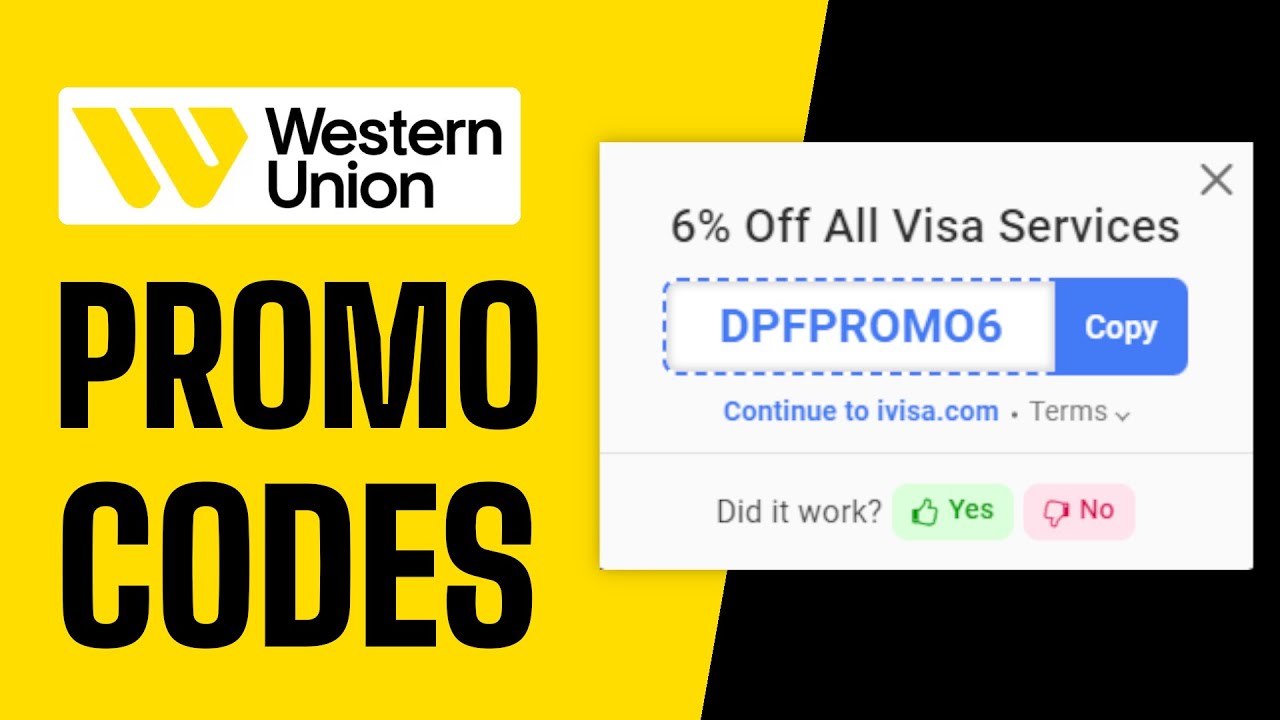 western union promo code