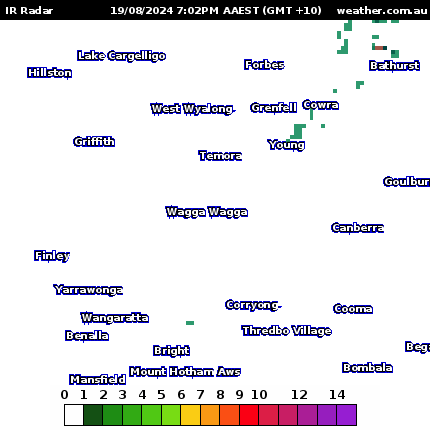 wagga rain radar