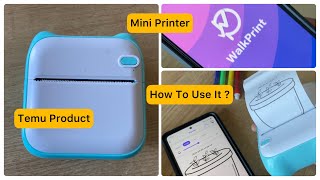 temu mini printer