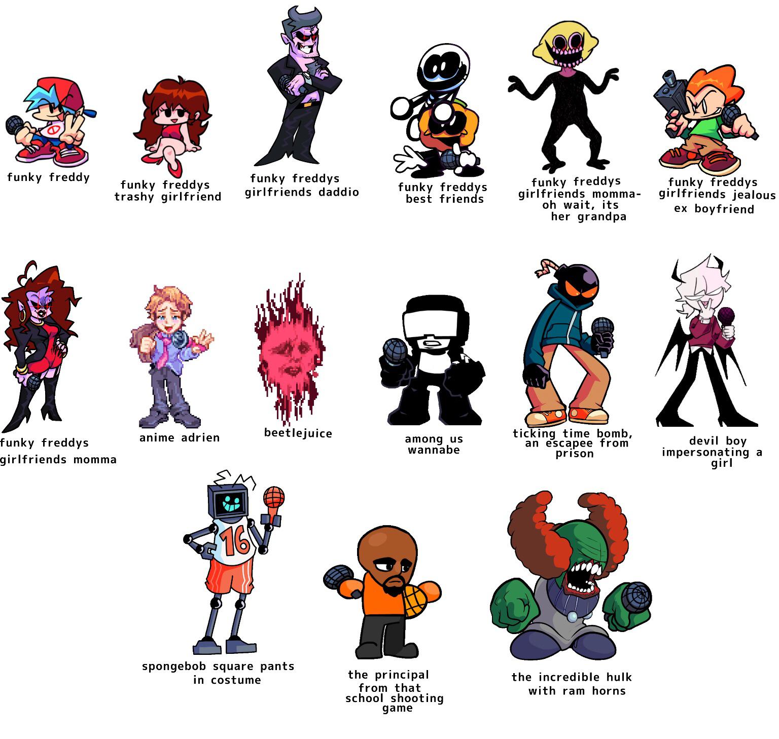 fnf characters