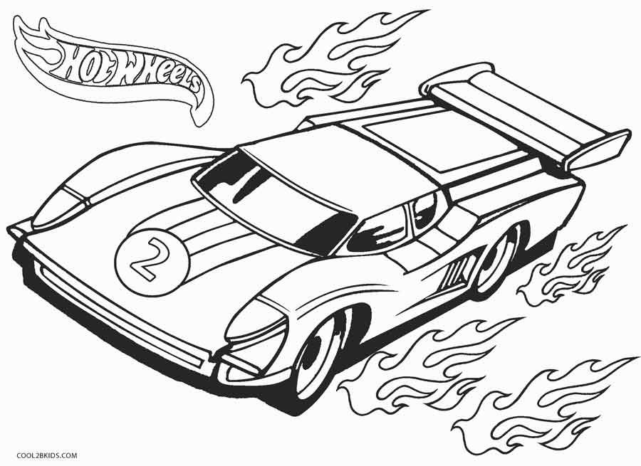 colouring pages hot wheels