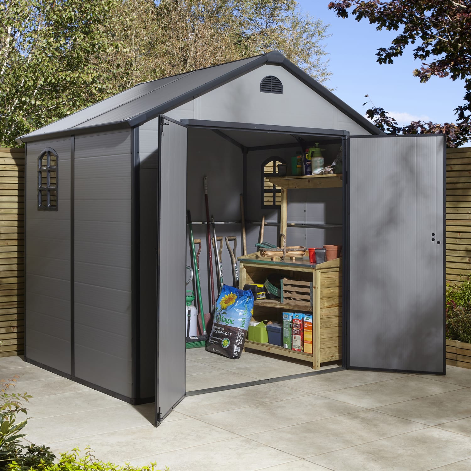 wickes plastic garden sheds