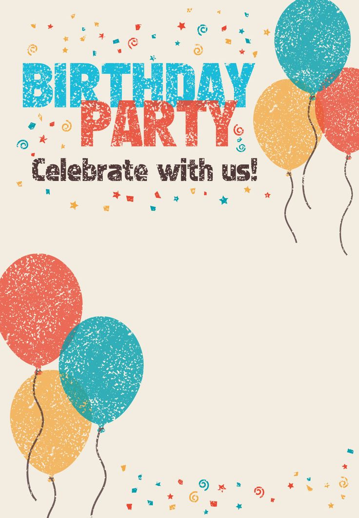 free birthday invitation templates