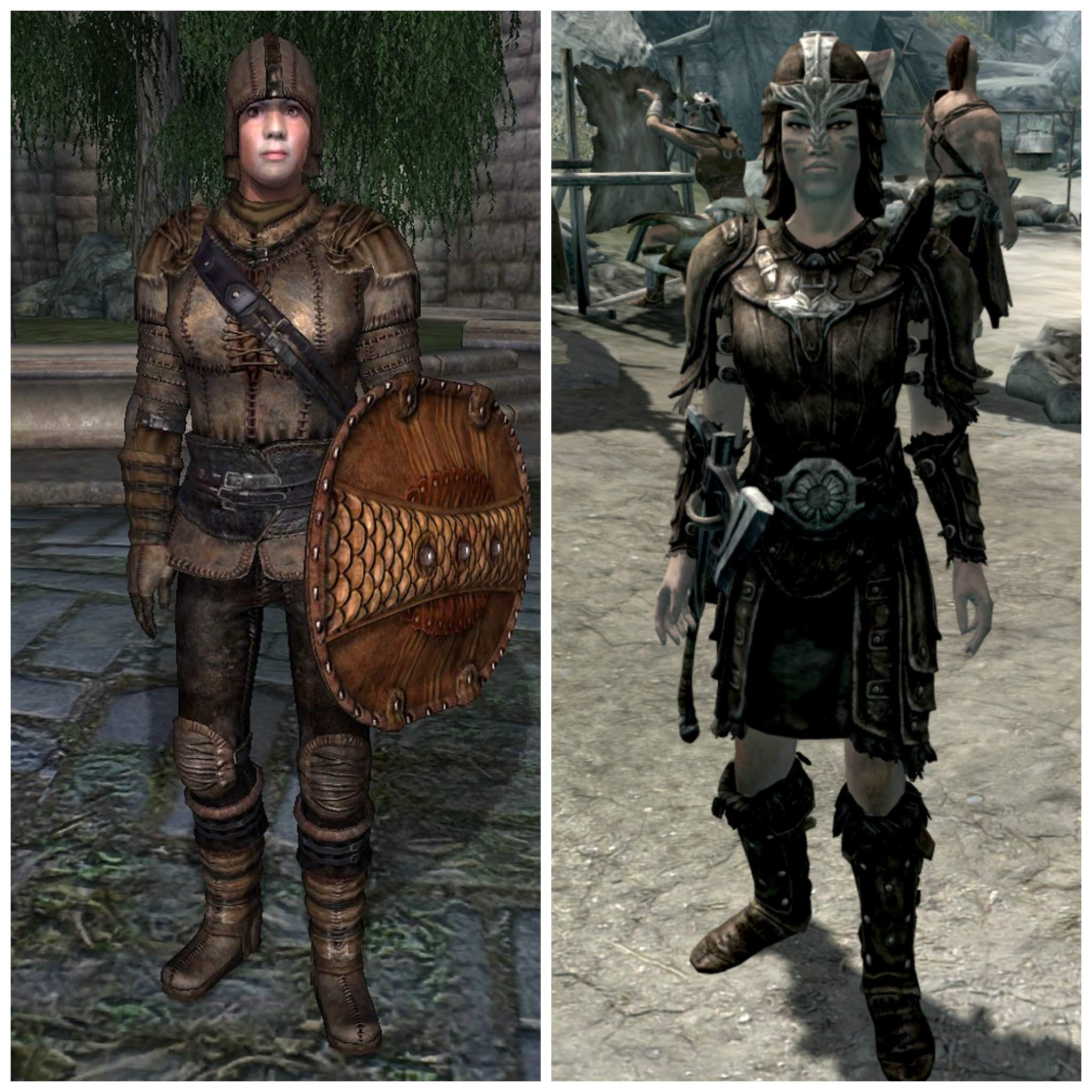 oblivion light vs heavy armor