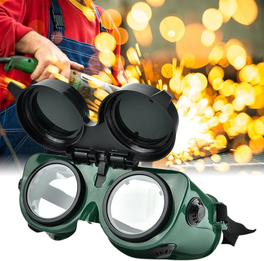 welders wear special goggles