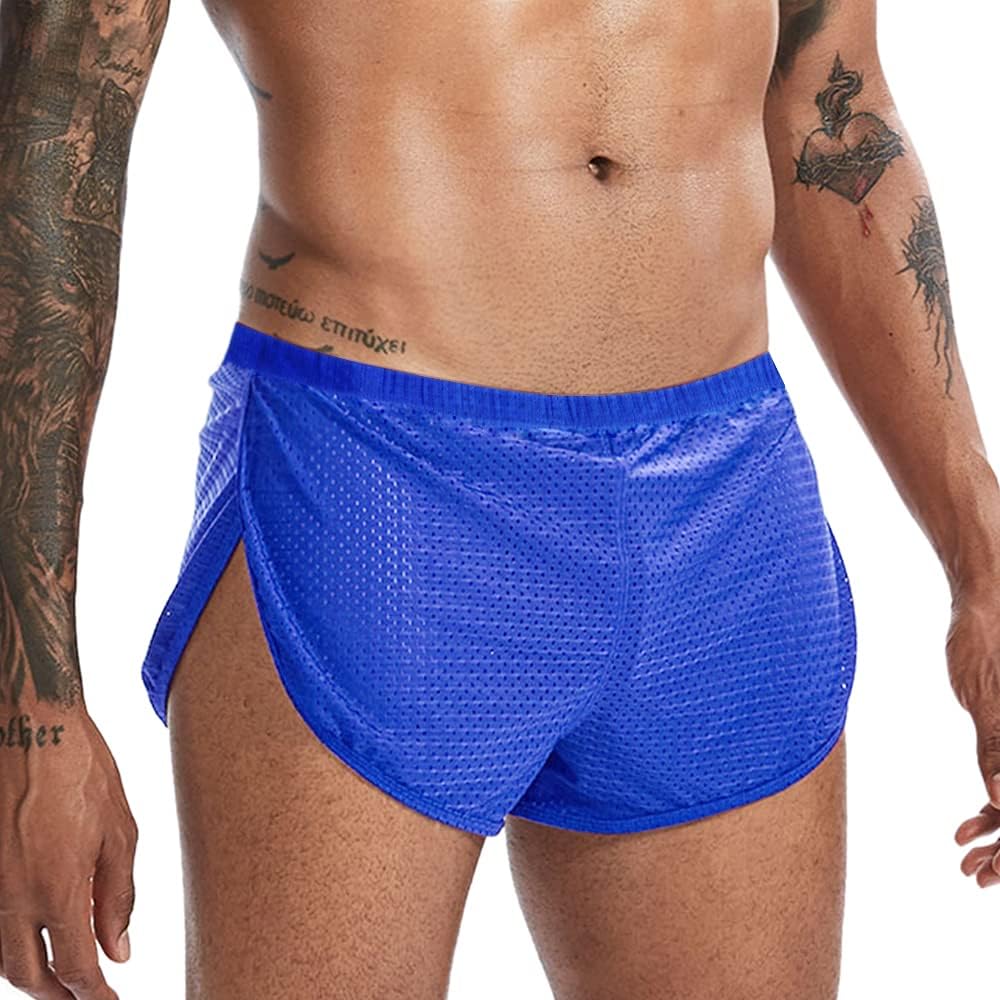 running shorts split sides