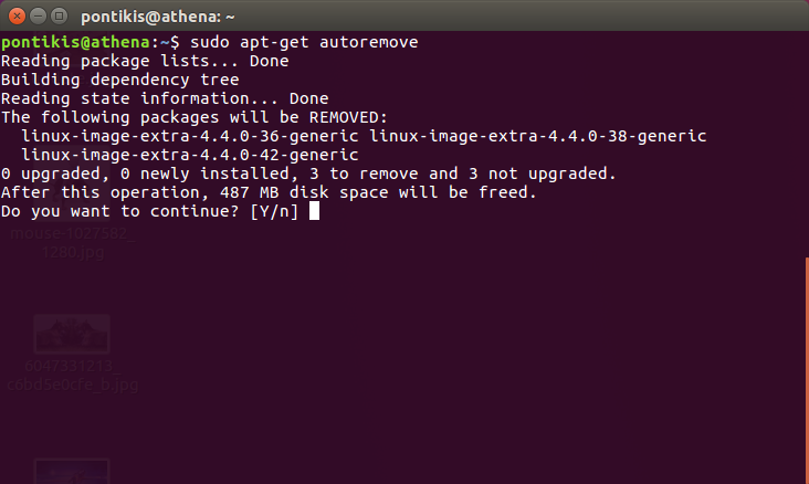 sudo apt get autoremove