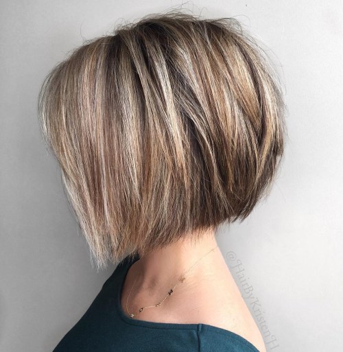 short thick hair bob