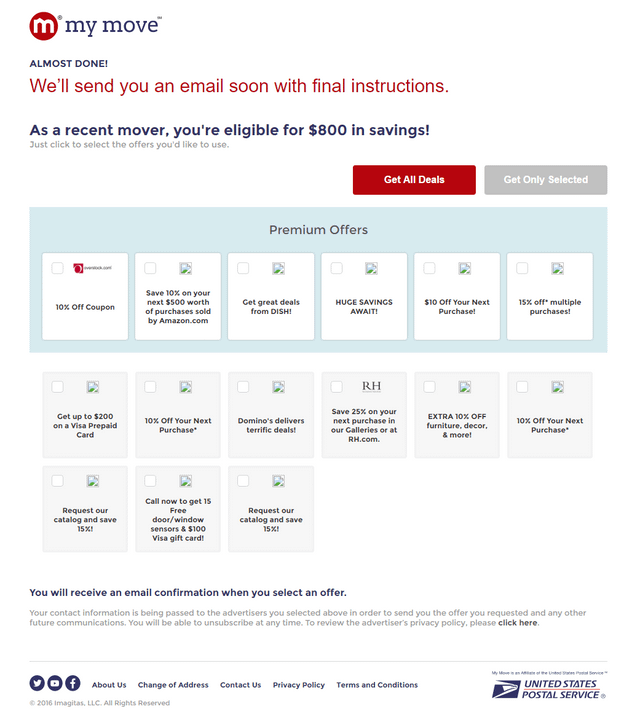 what is mymove usps