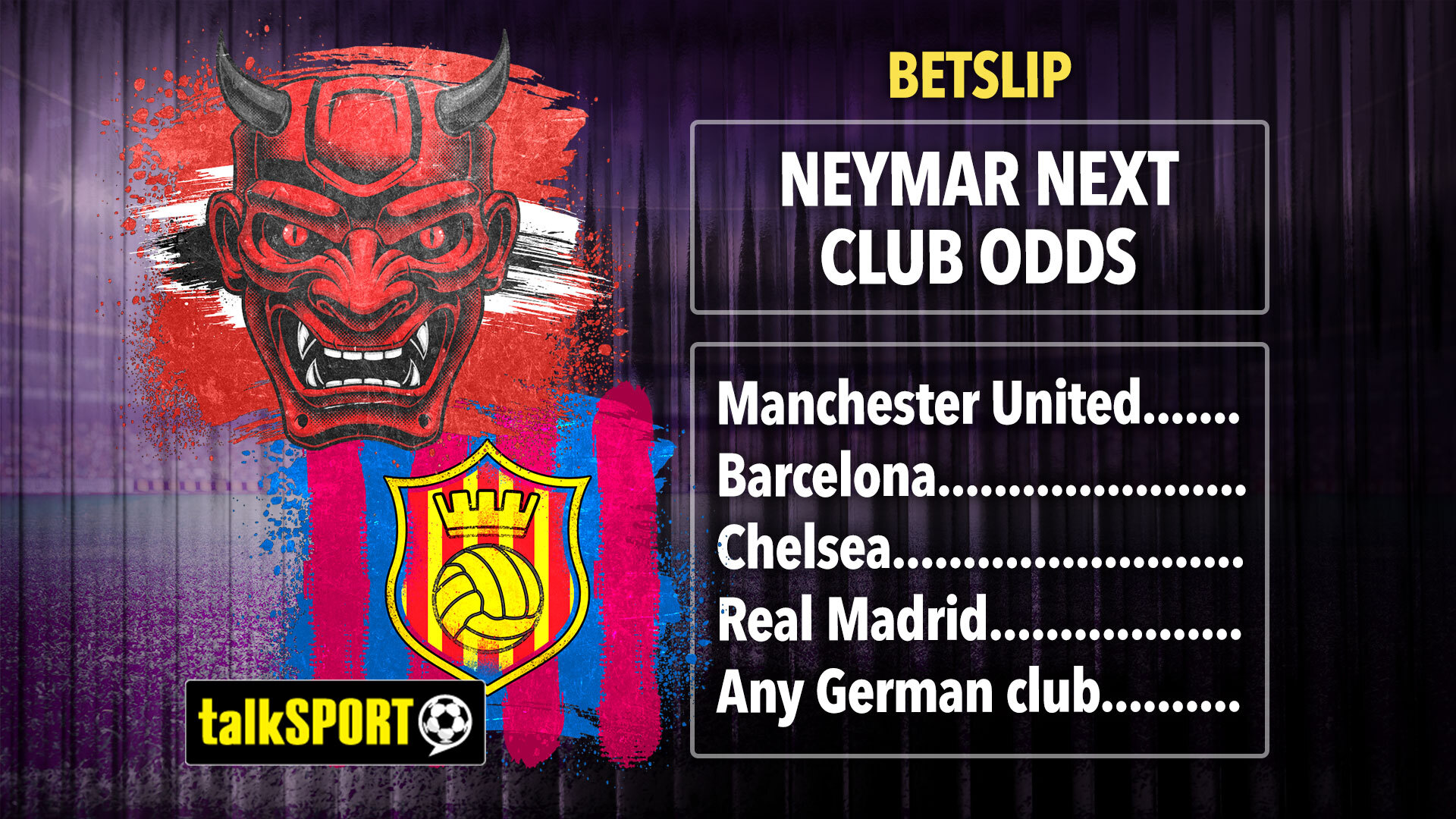 neymar barcelona odds