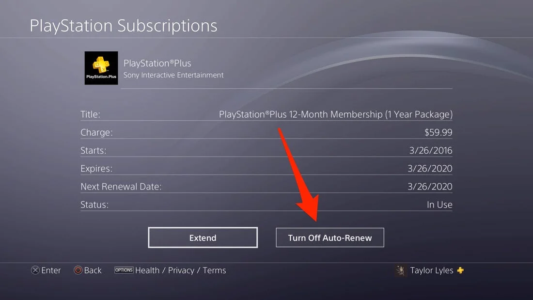 how to stop playstation plus