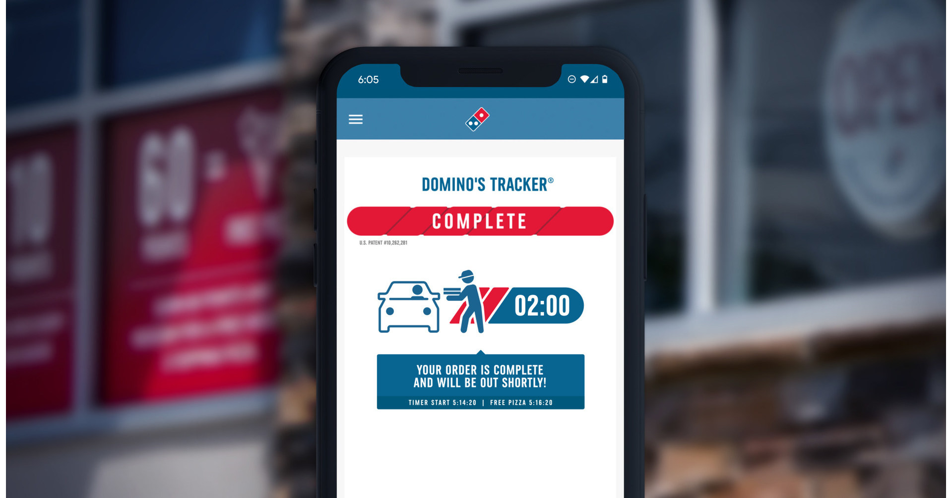 dominos carside delivery