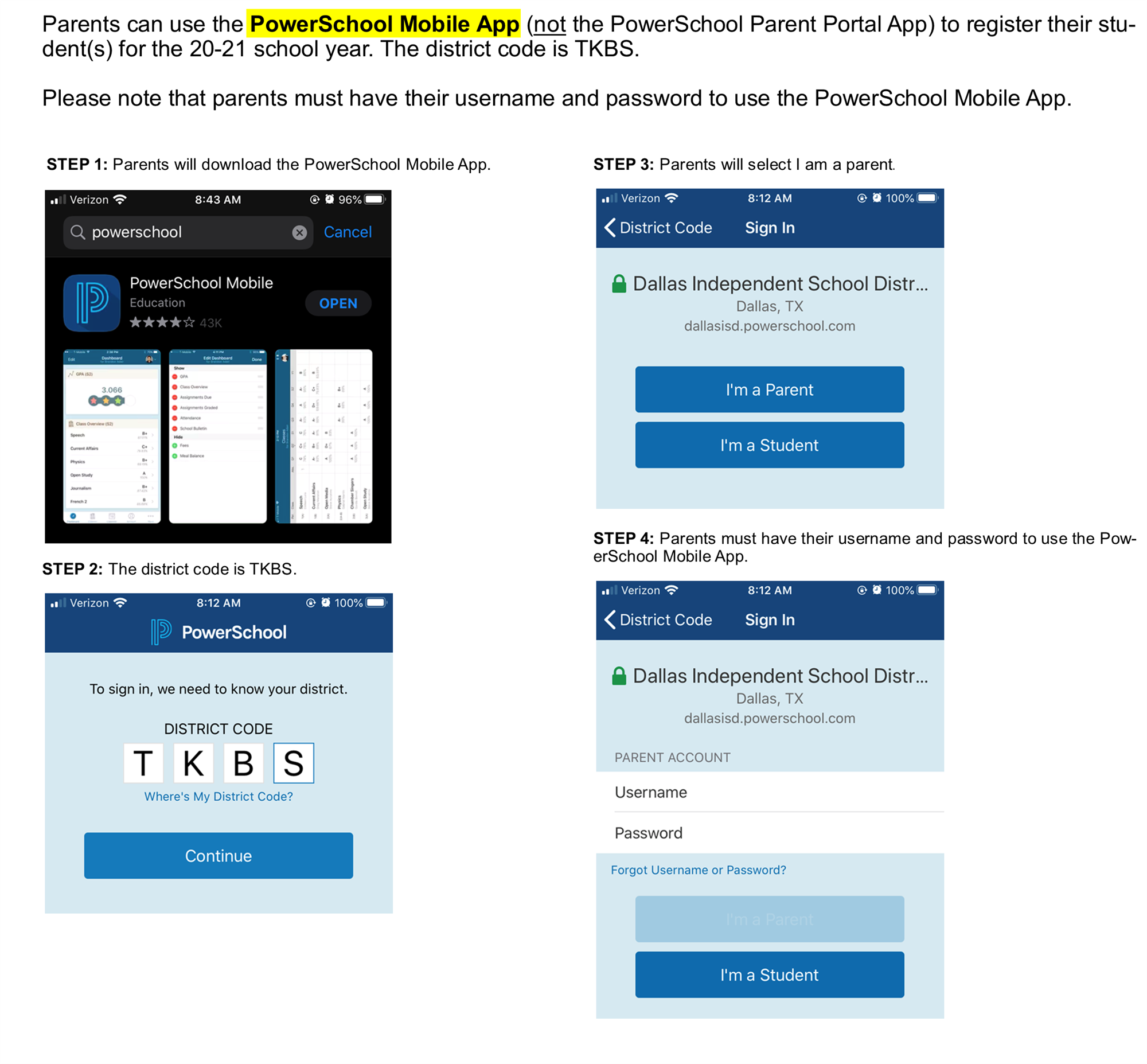 powerschool dallas isd