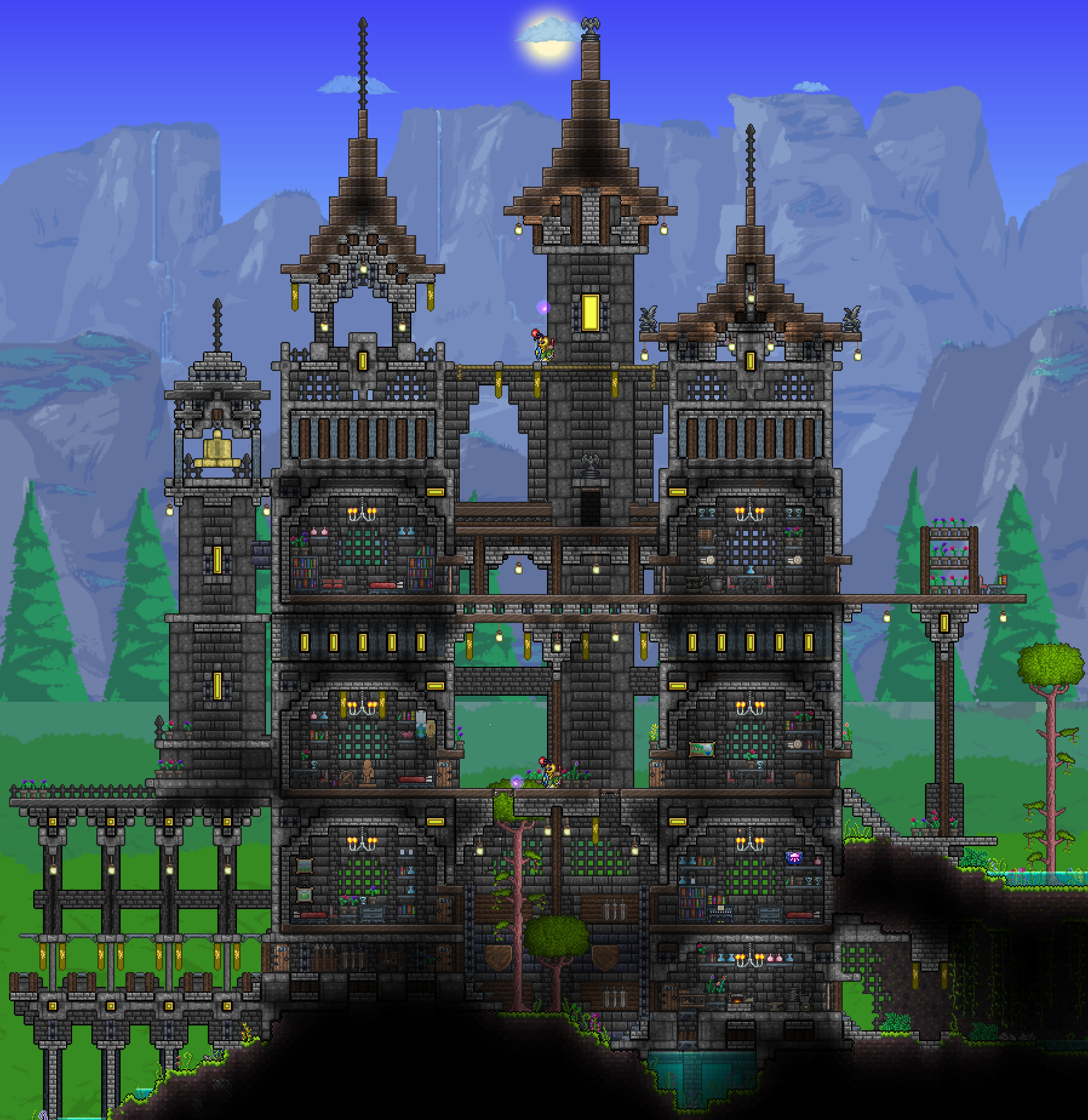 terraria castle schematics