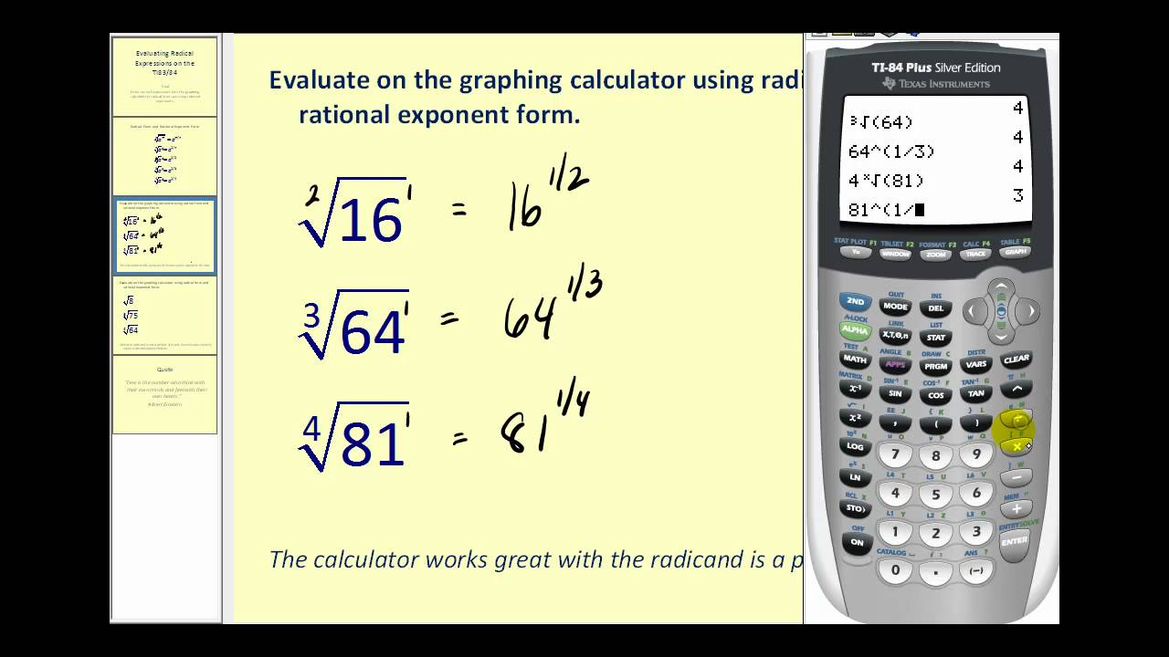 simplify radicals calculator