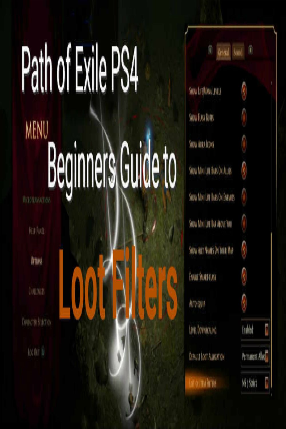 path of exile loot filter ps4