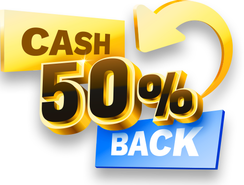 step pay 50 cashback