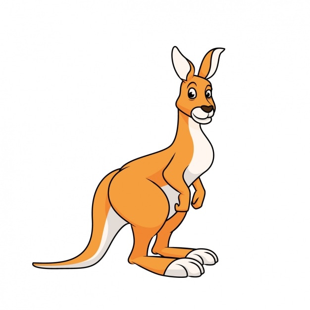 cartoon pictures of kangaroos