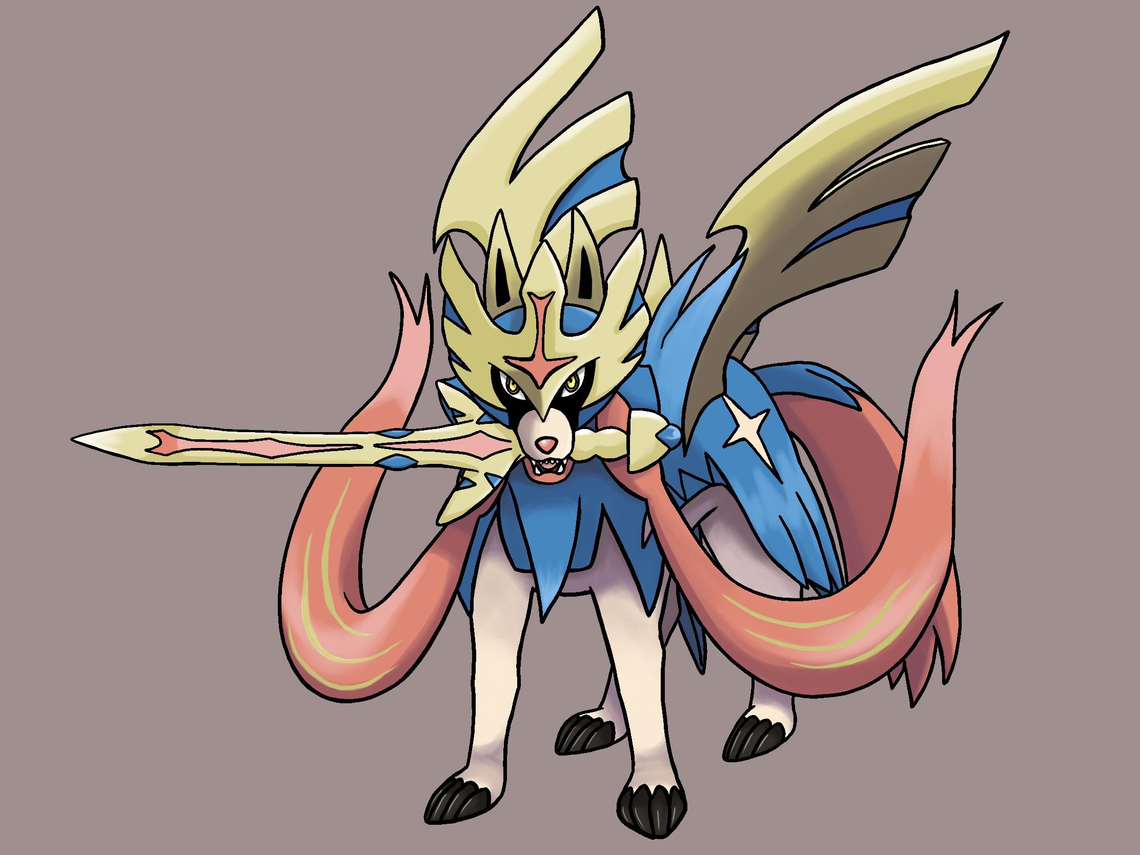 zacian drawing