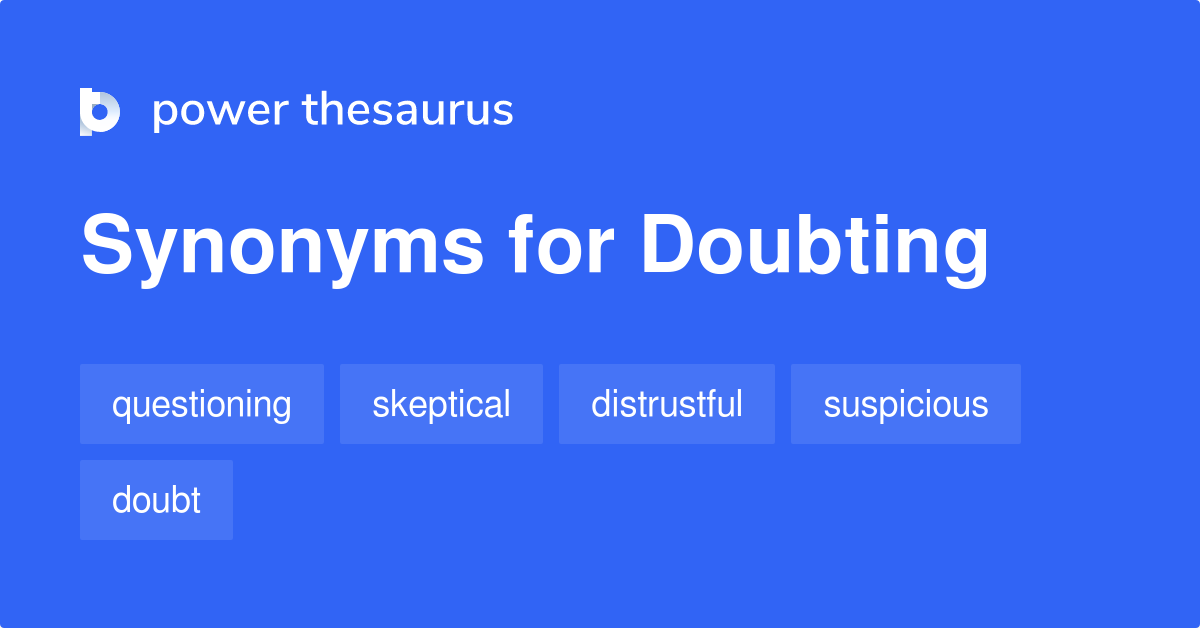 doubting synonyms