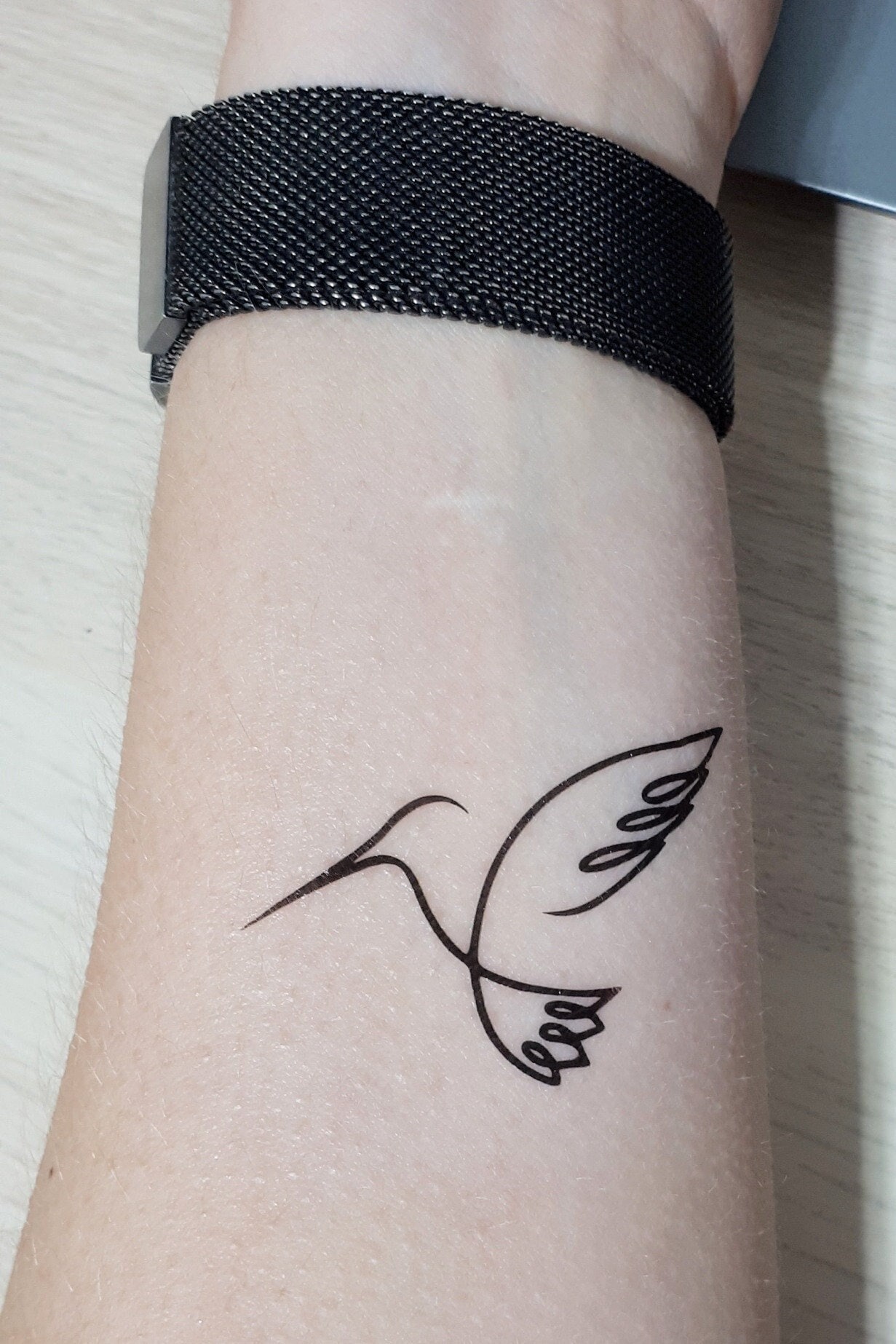 tatouage oiseau simple